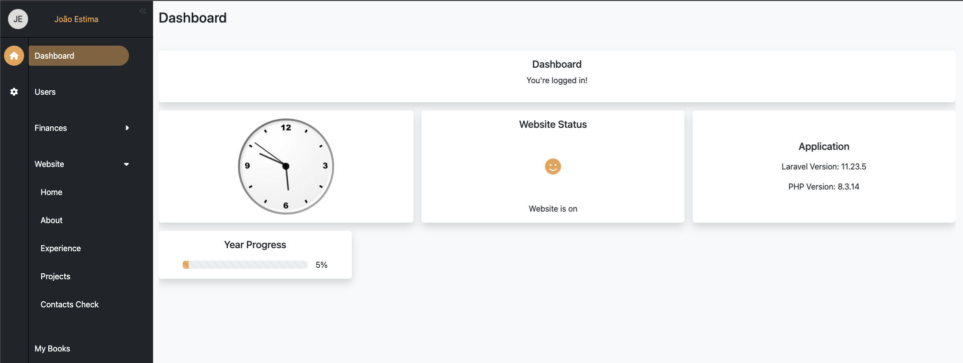 Admin Platform - Dashboard